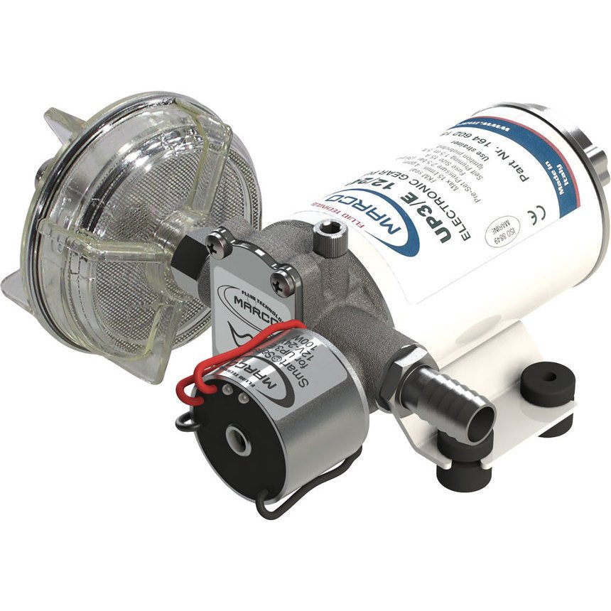 Autoclave elettronica Marco UP3/E 12/24V, pompa autoadescante in ottone nichelato