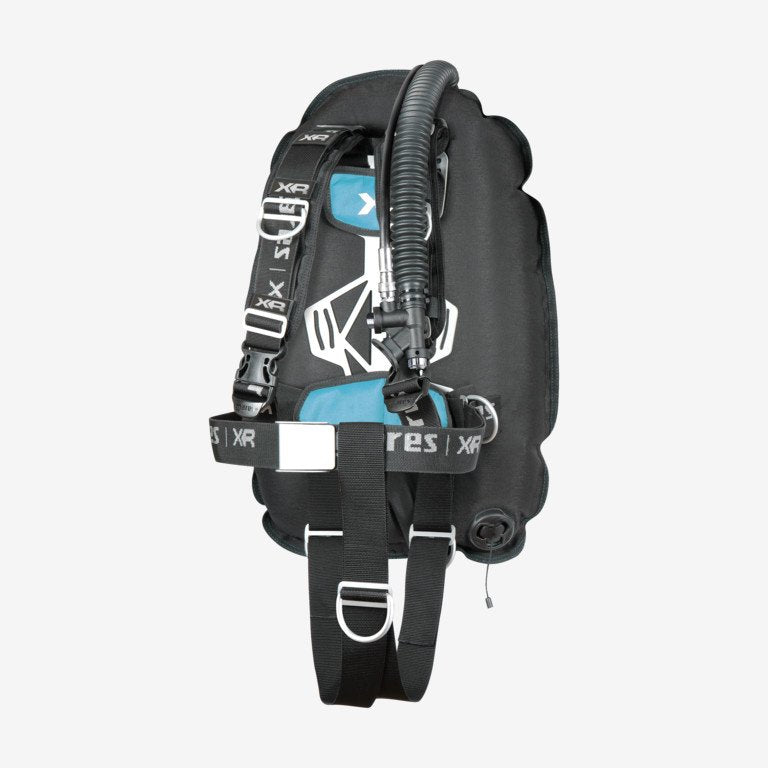 Mares Xr Rec Trim Single Backmount Set Aqua