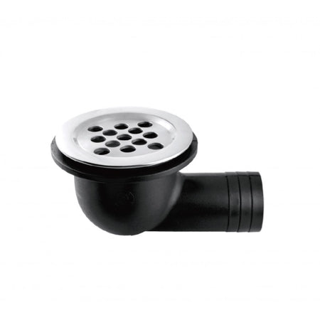 Marine Town Scarico Inox 316 con Curva PVC e Pallina Antiriflusso