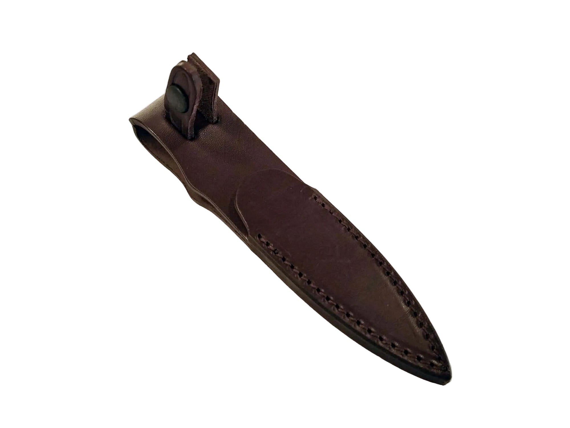 Fodero in cuoio marrone per coltello Maserin Starlight