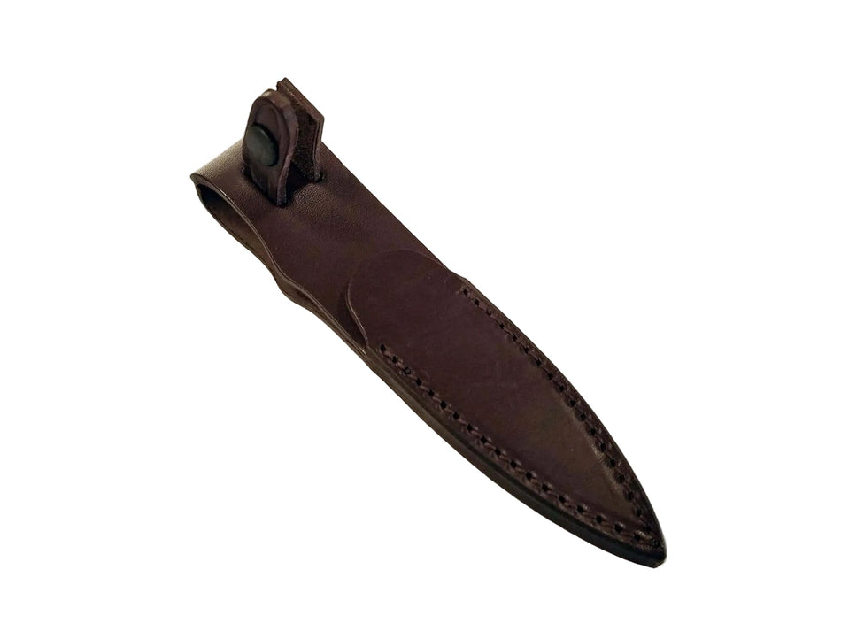 Fodero in cuoio marrone per coltello Maserin Starlight