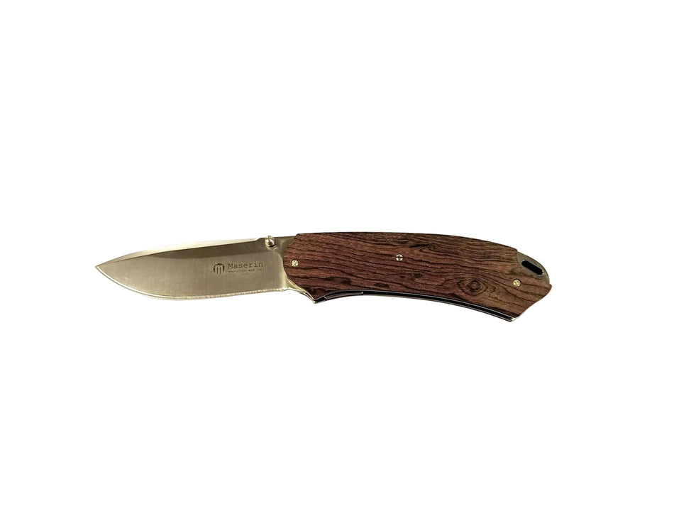 Coltello sportivo Maserin Birdland Bocote, lama 77mm