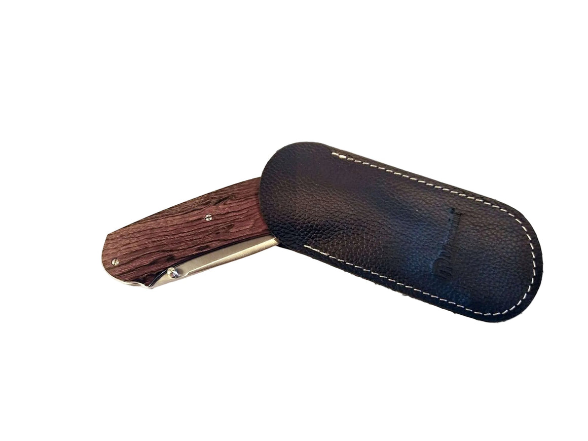 Coltello Maserin Birdland Bocote con fodero, legno e acciaio