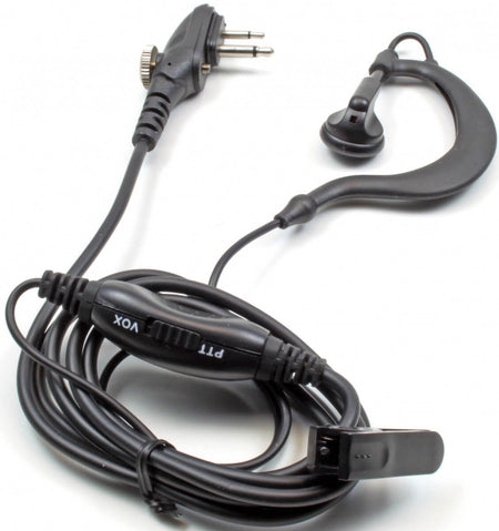 Microfono auricolare Midland MA27-M per G15-G18 con PTT e Vox
