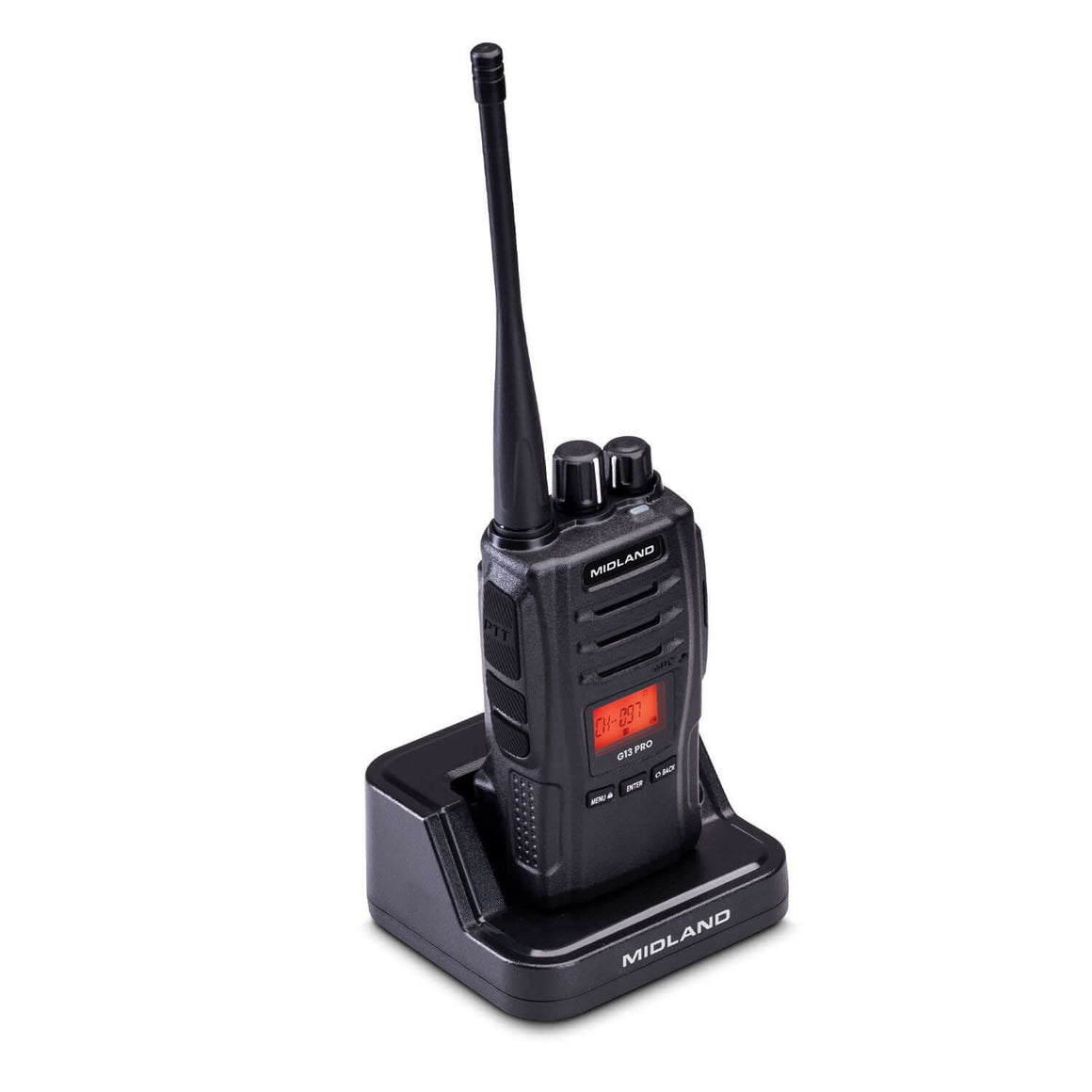 Midland G13 PRO ricetrasmittente PMR446/LPD in carica