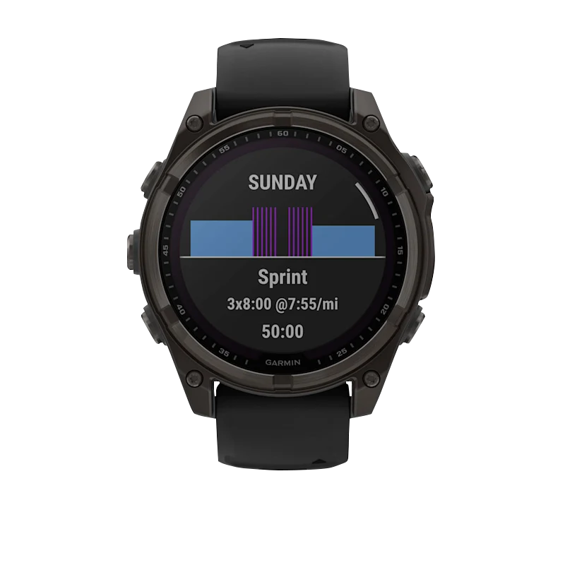 Garmin fenix 8 51mm Solar dettaglio cassa Black