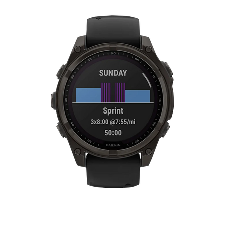 Garmin fenix 8 51mm Solar dettaglio cassa Black