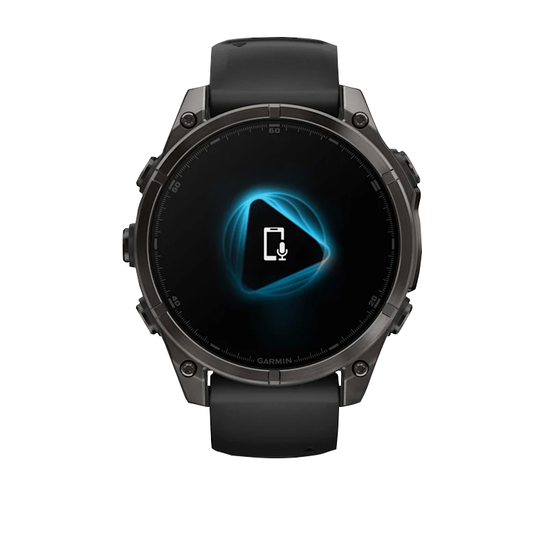 Garmin fenix 8 47mm Amoled dettaglio cassa Carbon Gray