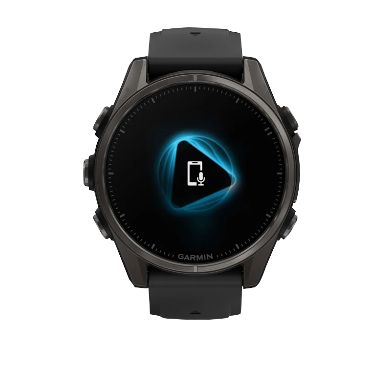 Garmin fenix 8 43mm Amoled dettaglio cassa Carbon Gray