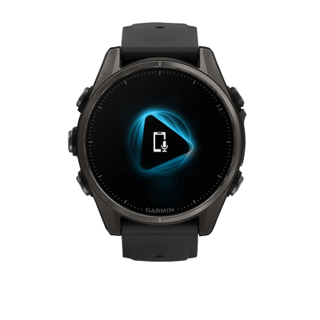 Garmin fenix 8 43mm Amoled dettaglio cassa Carbon Gray