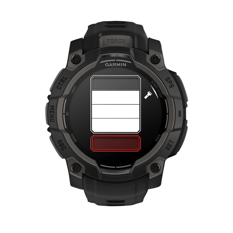 Garmin Instinct 3 45mm Amoled retro cassa Black