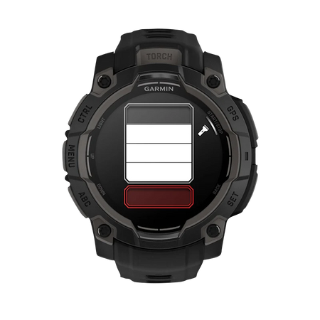 Garmin Instinct 3 45mm Amoled retro cassa Black