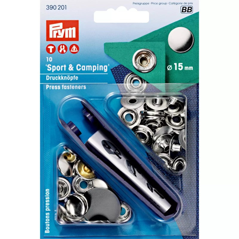 Plastimo Bottoni Ottone Nichelato per Tende