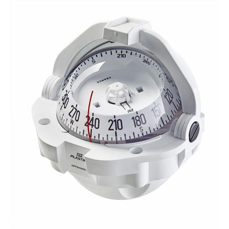 Plastimo Bussola Offshore 105 Bianca Rosa Nera Conica - 1