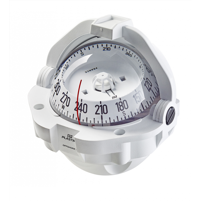 Plastimo Bussola Offshore 105 Bianca Rosa Nera Conica - 1
