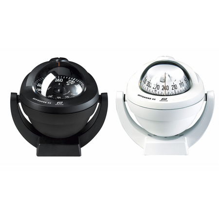 Plastimo Offshore 95 Bussola su Staffa Rosa Piatta Nera - 1