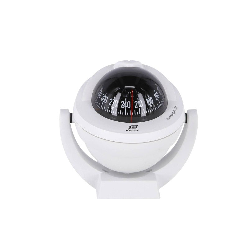 Plastimo Offshore 95 Bussola su Staffa Rosa Piatta Nera - 2