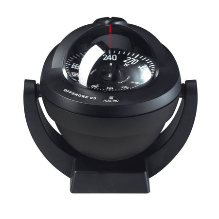 Plastimo Offshore 95 Bussola su Staffa Rosa Piatta Nera - 3