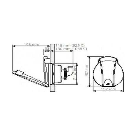 Plastimo Pompa di Sentina 925C Compatta senza By-Pass - dettaglio
