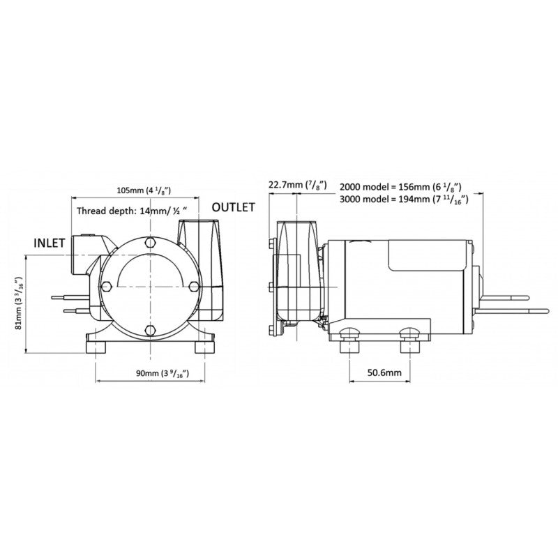 Jabsco utility Puppy 3000 24v