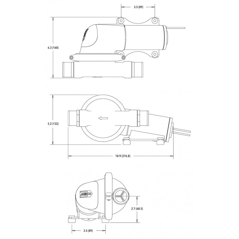 Jabsco pompa di scarico a membrana