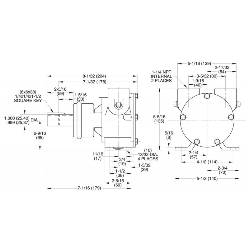 Jabsco Pompa In Bronzo 7420-0004