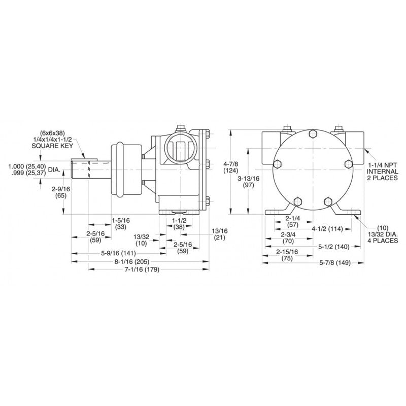 Jabsco Pompa In Bronzo 6400-1051