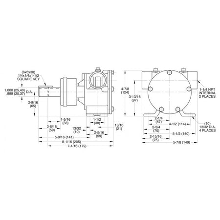 Jabsco Pompa In Bronzo 6400-1051