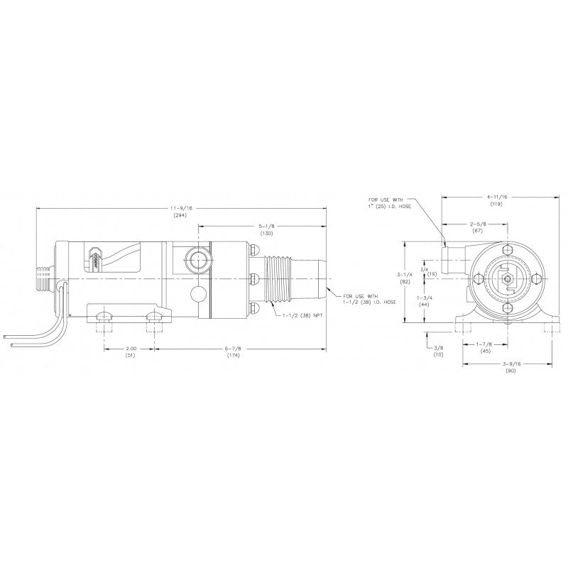 Jabsco pompa maceratrice