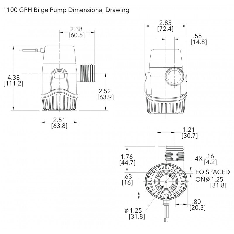 Rule 1100 Bilge Pump 12v