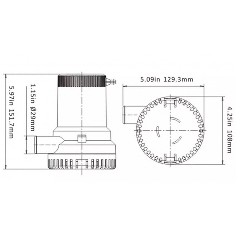 Rule Pompe 2000 24V Oem