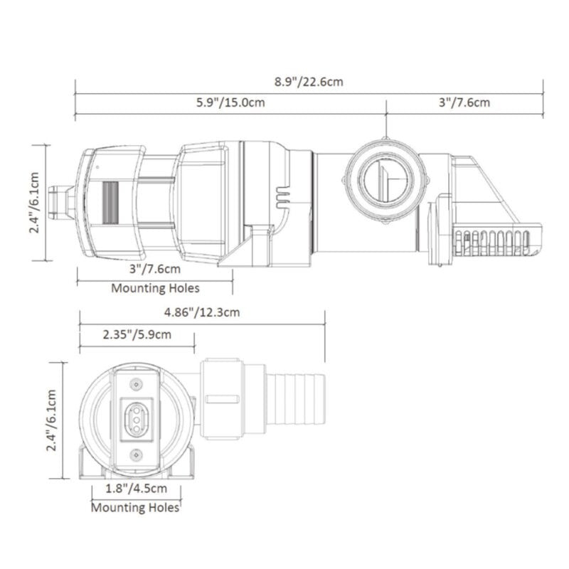 Rule Pompe LoPro automatique 12V