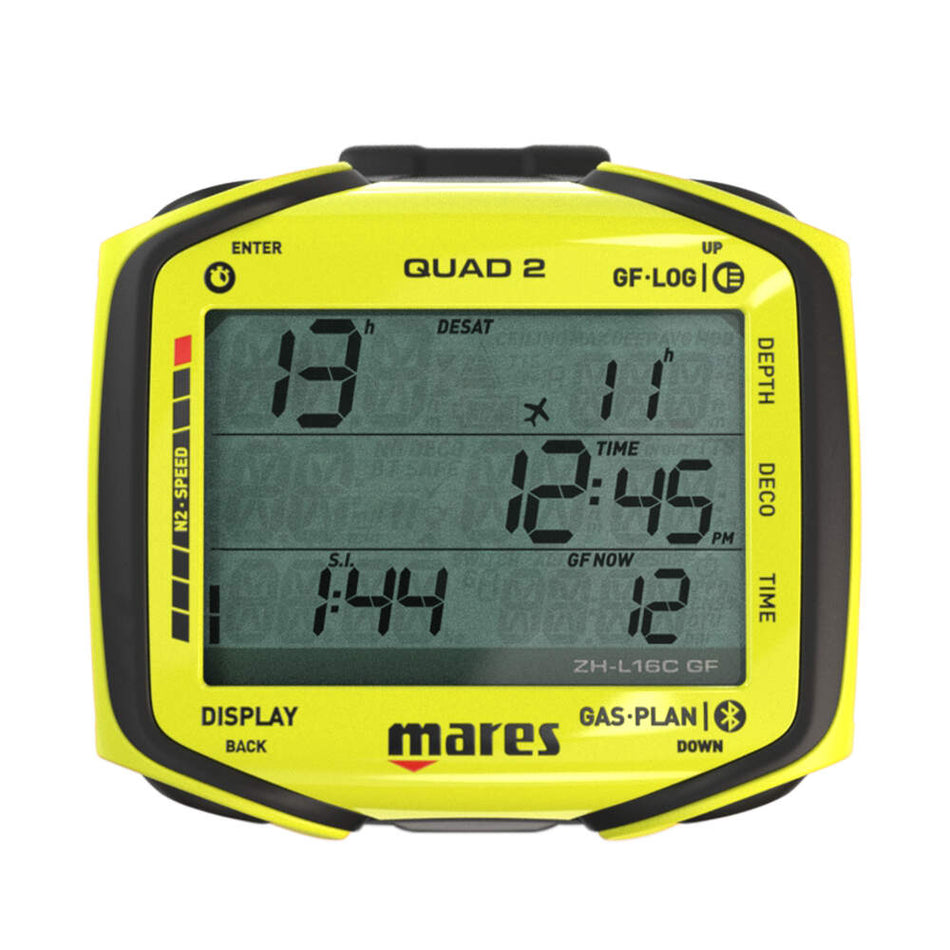 Mares Quad 2 Yellow Fluo