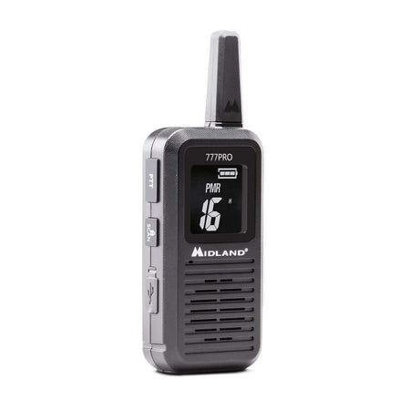Radio Midland 777 Pro con display nero e design compatto