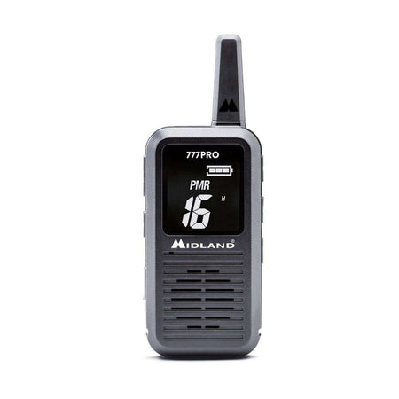 Radio Midland 777 Pro, design compatto, display nero