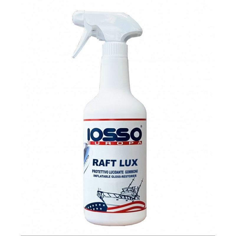 Iosso Raft Lux XRL protettivo autolucidante spray per gommoni in gomma e PVC 750ml