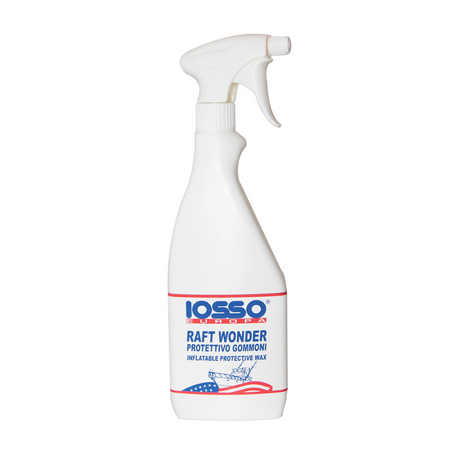 Iosso Raftwonder XRW cera protettiva idrorepellente spray per gommoni e tessuti vinilici 750ml