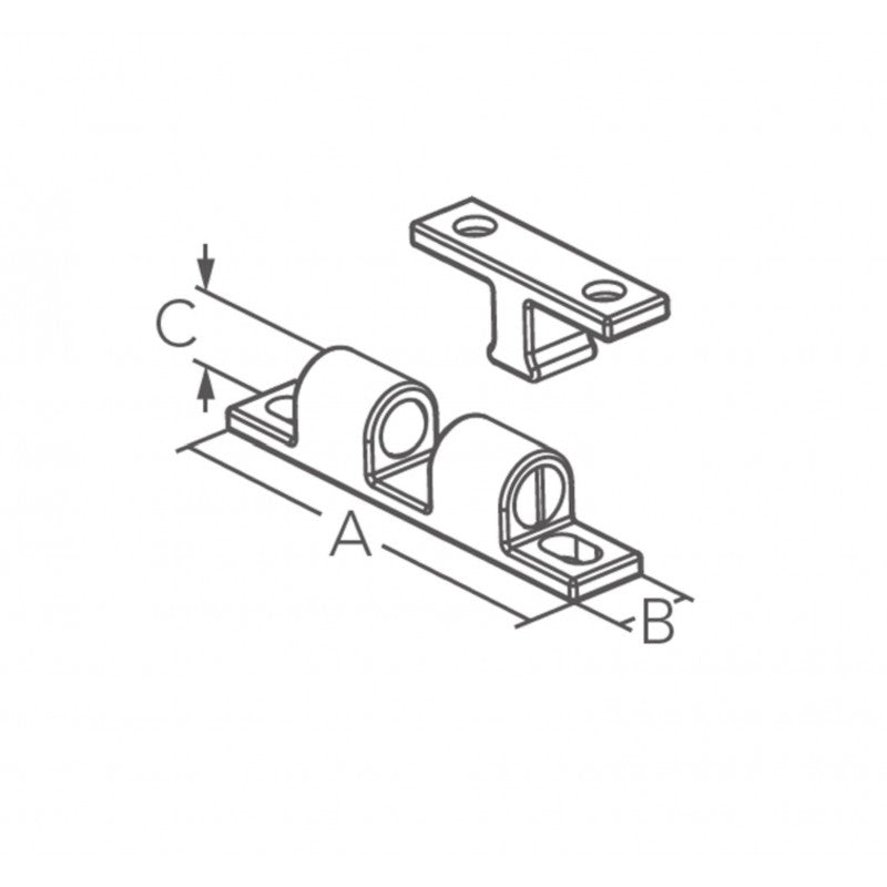 Marine Town Stainless Steel Double Ball Catch