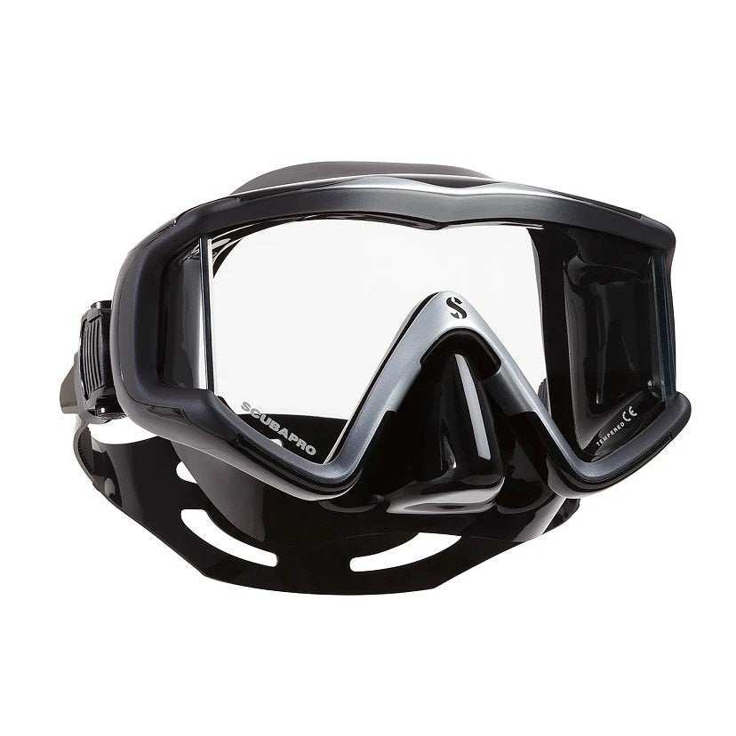 Scubapro Crystal VU Mask Black Silver Grey