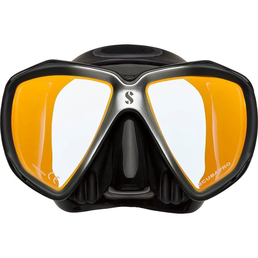 Scubapro Spectra Dive Mask Mirrored Lens Black