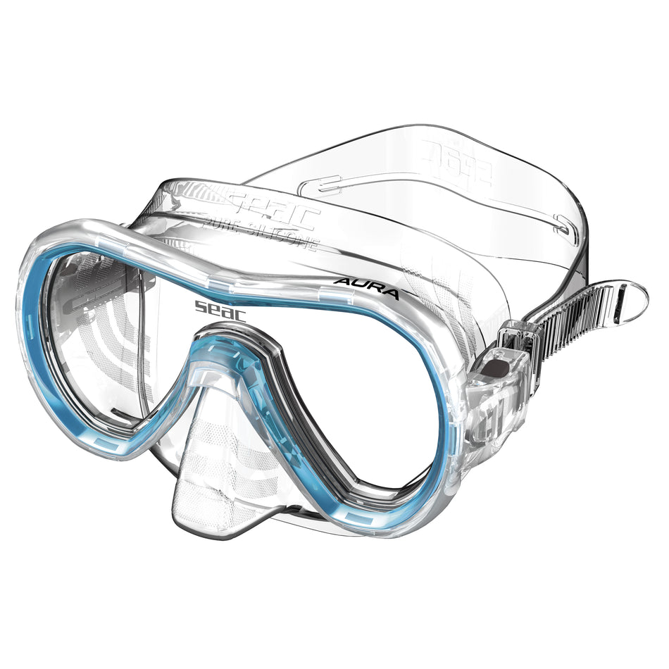 Seac Aura Antifog maschera snorkeling Acquamarina
