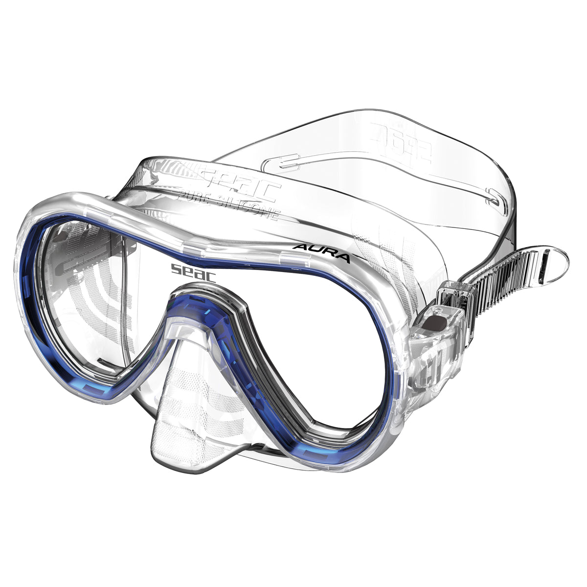 Seac Aura Antifog maschera snorkeling Blu