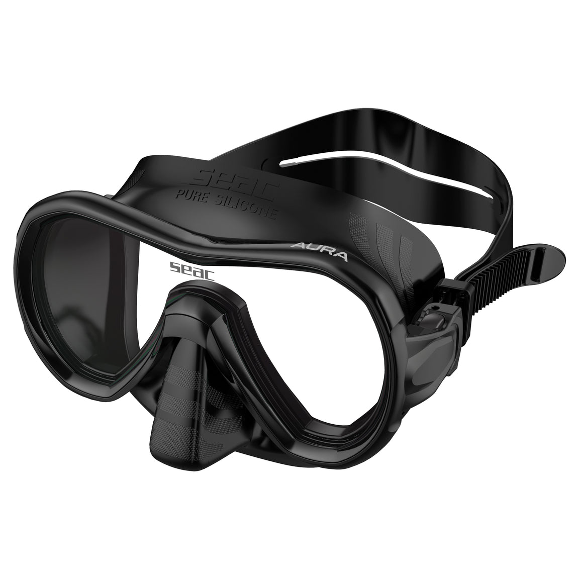Seac Aura Antifog maschera snorkeling Nero