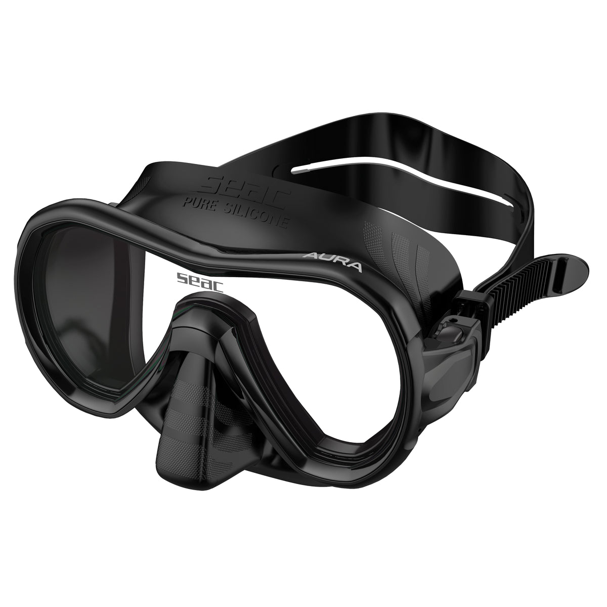 Seac Aura Antifog maschera snorkeling Nero