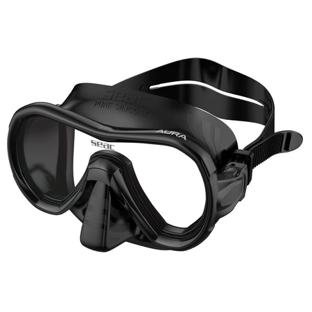 Seac Aura Antifog maschera snorkeling Nero