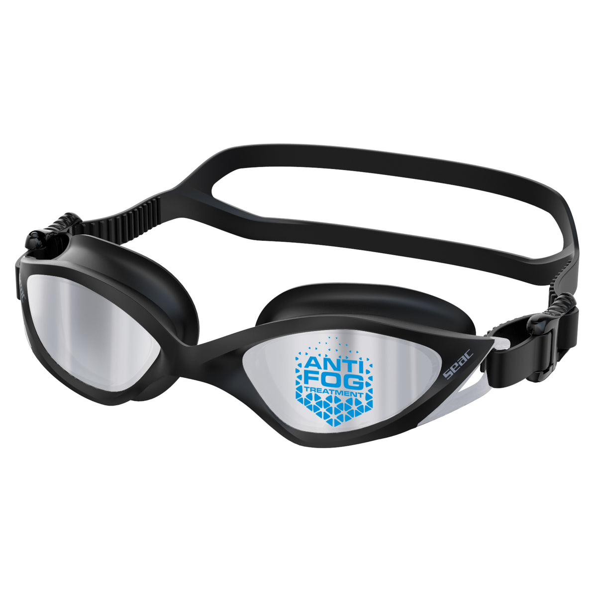 Seac Axion Antifog occhialini nuoto Nero lenti fumè