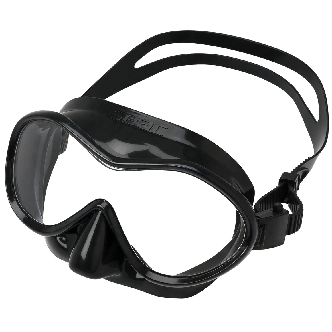 Seac Baia Antifog maschera snorkeling bambini Nero
