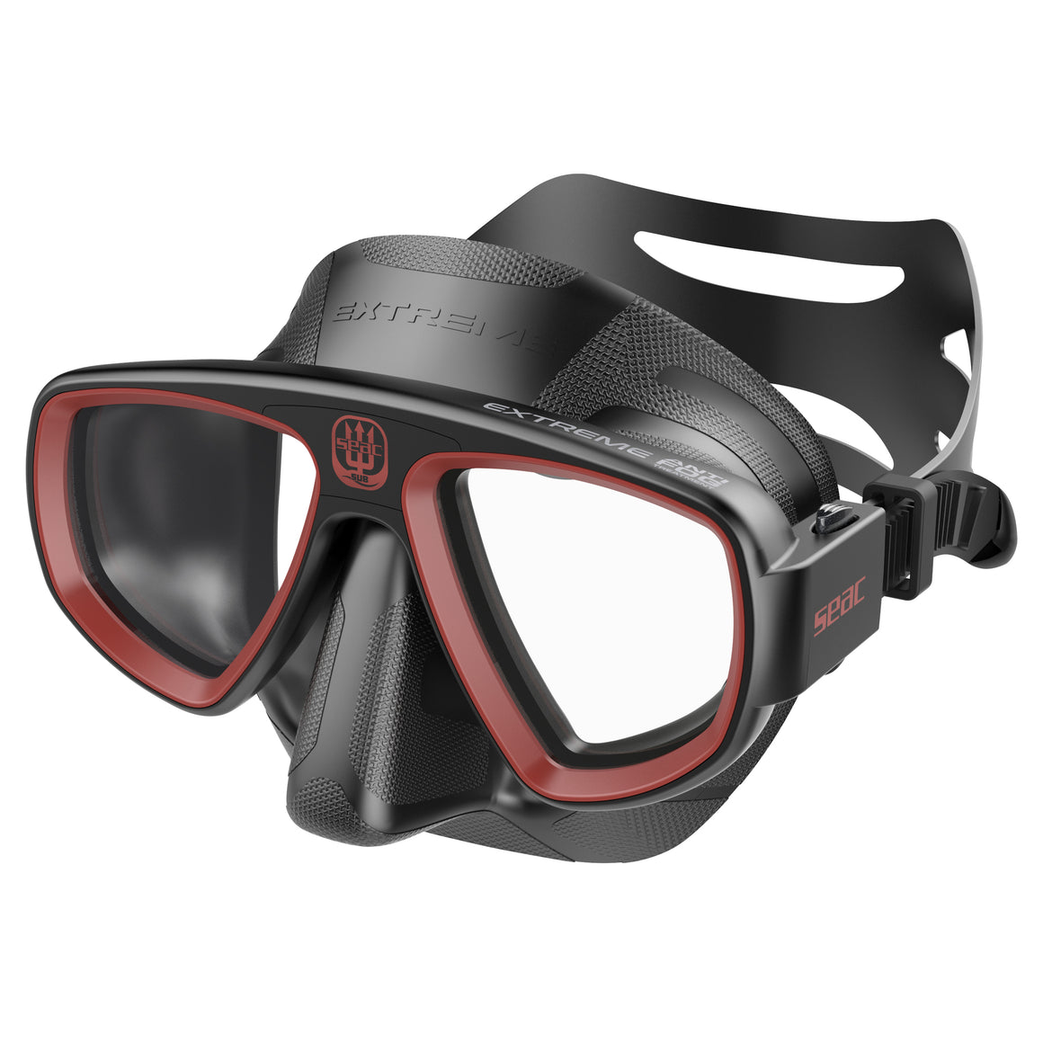 Seac Extreme Antifog maschera snorkeling e sub Nero/Rosso