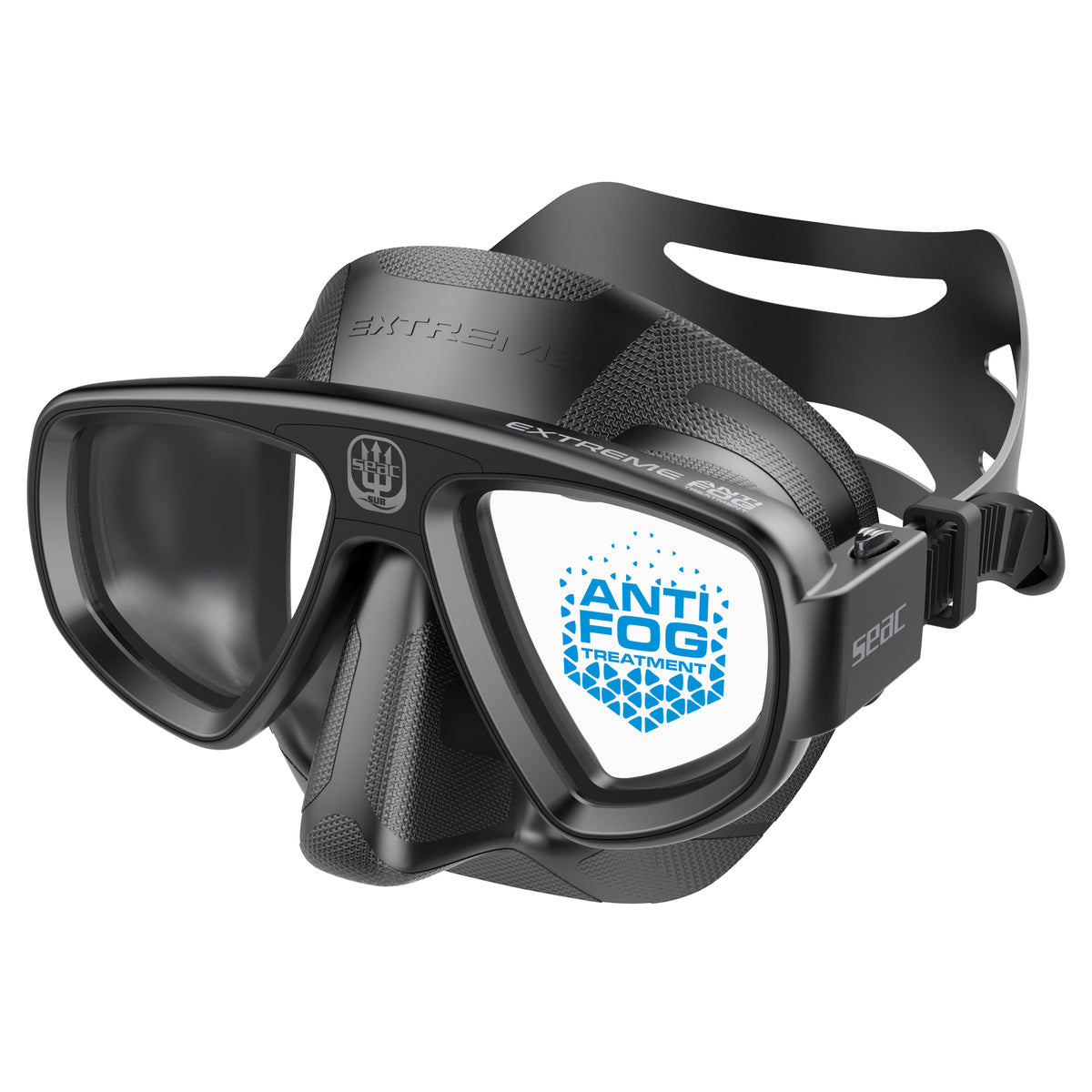 Seac Extreme Antifog maschera snorkeling e sub Nero
