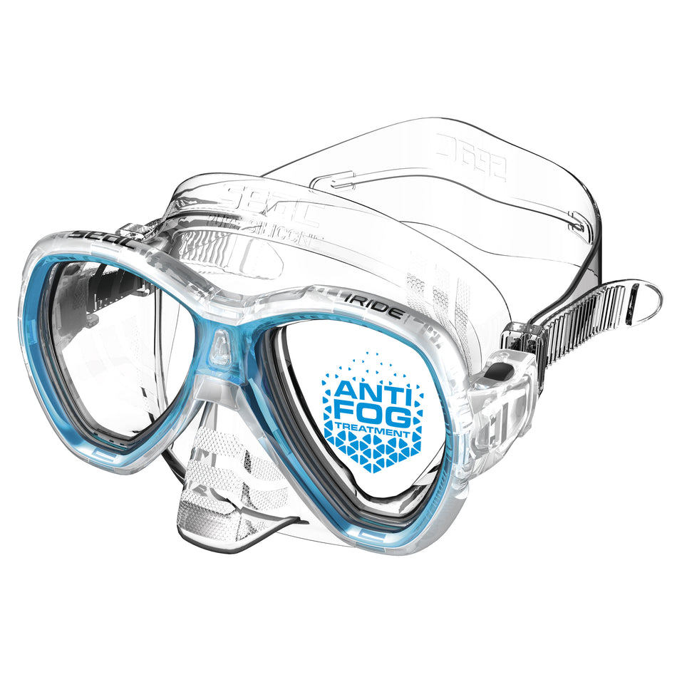 Seac Iride Antifog maschera snorkeling Acquamarina